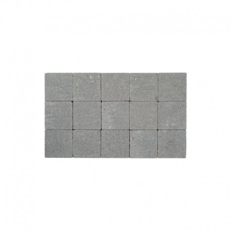 15x15x6 gris-souris inline tambouriné