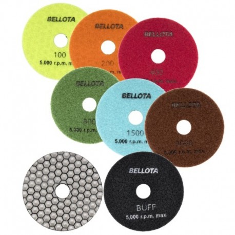 Disque de polissage diamanté flexible